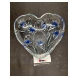 Mikasa crystal heart bowl