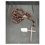 Large wooden rosary