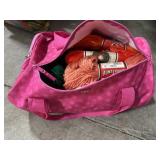 Thirty one brand bag full of yarn
