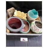 Assorted ceramic pots