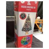 36' artificial fiber optic prelit Christmas tree