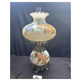 Vintage hand painted lamp