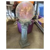 Gazing ball on stand