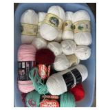 Tote of yarn