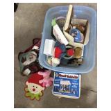 Tote of Christmas decor