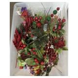 Tote of Christmas decor