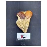 Wooden tulip box
