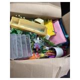Box of misc household items