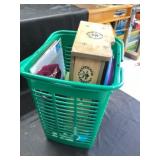 Basket of household items