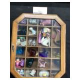 Shadow box with knickknacks