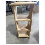 Wooden shelf