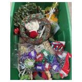 Tote of Christmas decor
