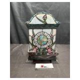 Leaded glass clock