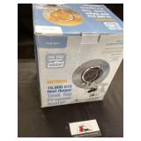 Outdoor tank top propane heater