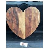 Wooden heart home decor