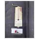 Vintage metal advertising thermometer