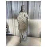 Cement religious statue