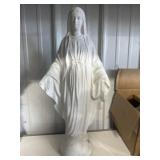 Plaster religious statue