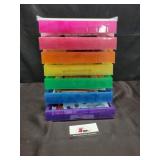 Plastic organizer with stickers