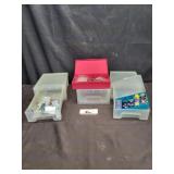 Organizers of beads and clips