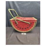 Watermelon picnic basket