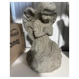 Cement garden statue