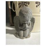 Cement garden statue