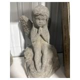Cement garden statue