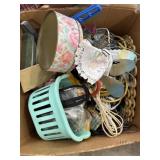 box of extension cords and miscellaneous items !