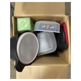 box of food storage containers