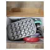 Box of pots and pans
