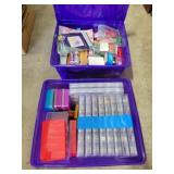 Totes of misc crafting supplies