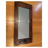 Mirrored coat hook
