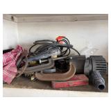 Clamps, shelf contents