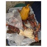 Tote of fall decor