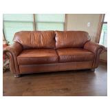 Leather Thomasville sofa