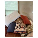 Pillows and blankets