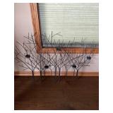 Metal wall hanging  candle holder
