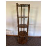 Wood shelves