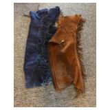 Vintage show chaps/ Trails end brand