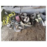 Heavy toe straps, ratchet straps