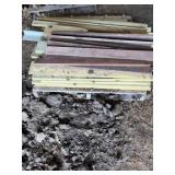 Pallet of short lumber pieces