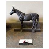 Cast-iron horse doorstop