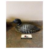Wooden duck decoy