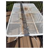 52' x 30'metal patio table
