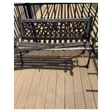 Bench with cast-iron Ins needs TLC