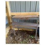 Metal shelving