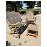 Rustic patio furniture