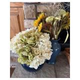 Floral decor, vases