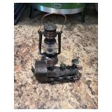 Vintage train and lantern pencil sharpeners